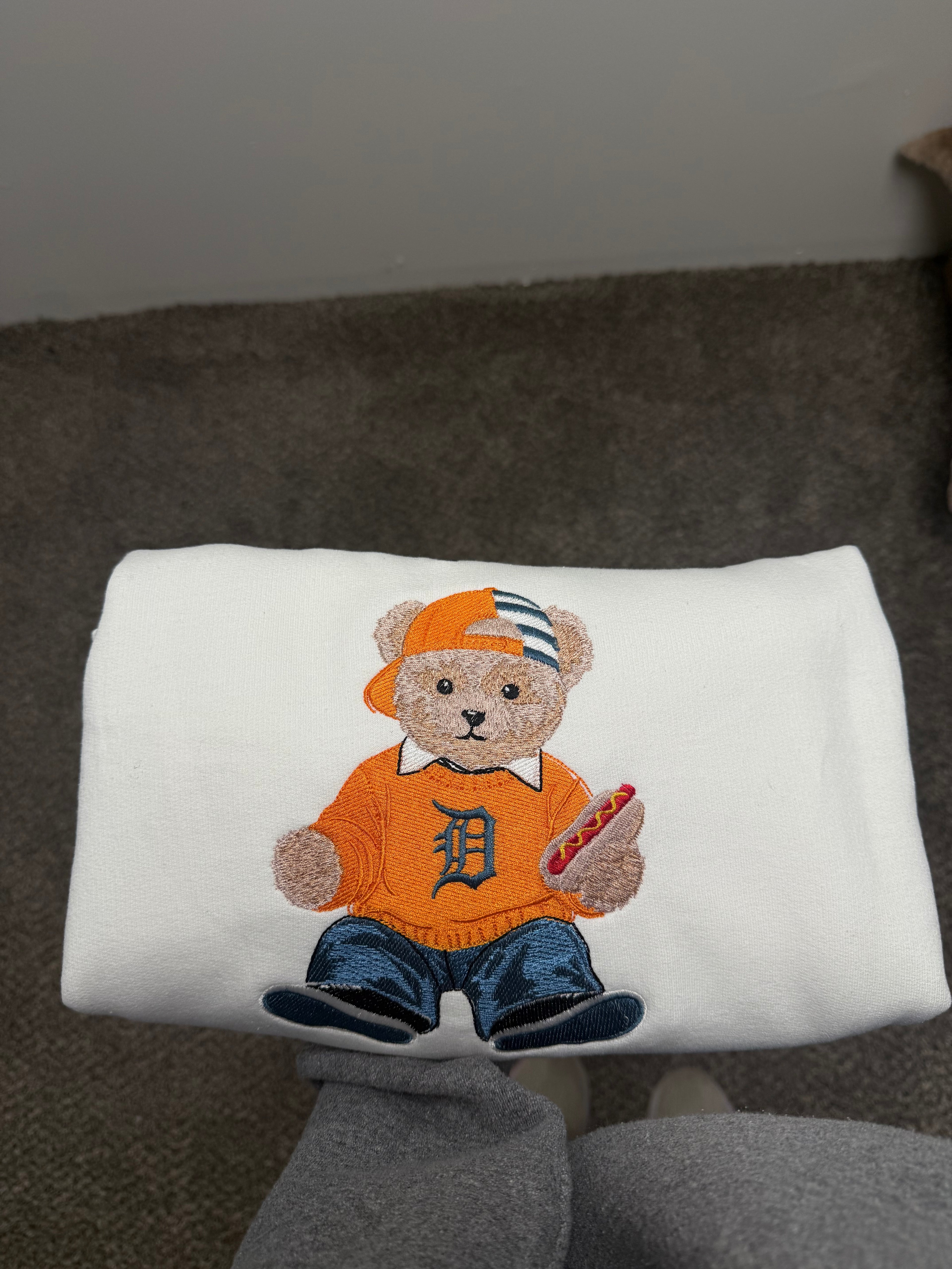 White Tigers Bear Crewneck